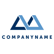 Letter M Roof Logo PNG Vector