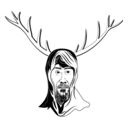 Man Line Art Logo PNG Vector