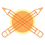 Pencils Logo PNG Vector