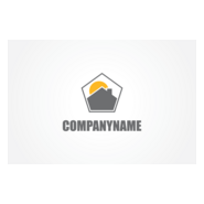 Pentagon House Logo PNG Vector