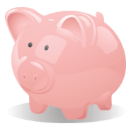 Piggy bank Logo PNG Vector
