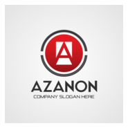 Red Circular Logo PNG Vector