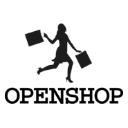 Shopping Woman Silhouette Logo PNG Vector