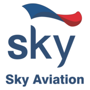 Sky Aviation Logo PNG Vector