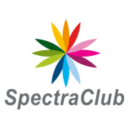 Spectra Club Colorful Floral Logo PNG Vector