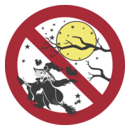 Verboden voor witches Logo PNG Vector
