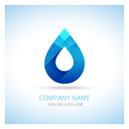 Water drop Logo PNG Vector