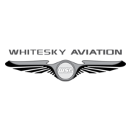 White sky aviation Logo PNG Vector