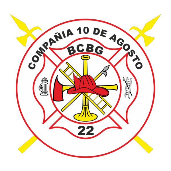 22 cia DIEZ DE AGOSTO Logo PNG Vector