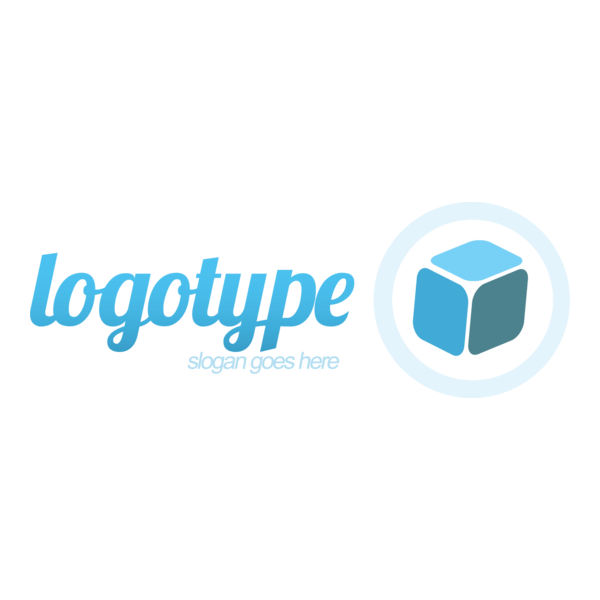 3D Cube Logo PNG Vector