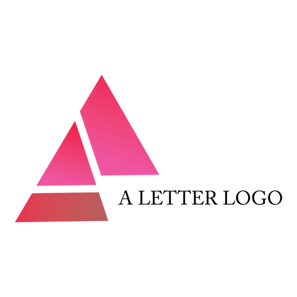 A Letter Design Logo PNG Vector