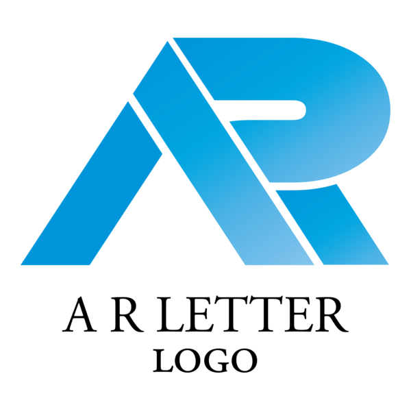 A R Letter Idea Logo PNG Vector