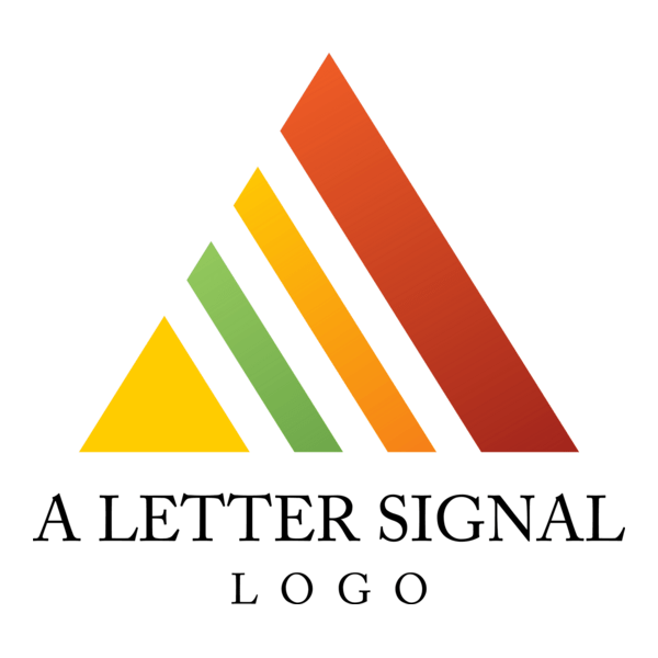 A Signal Letter Logo PNG Vector