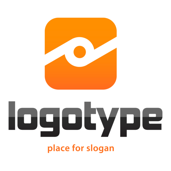 Abstract Creative Orange Logo PNG Vector