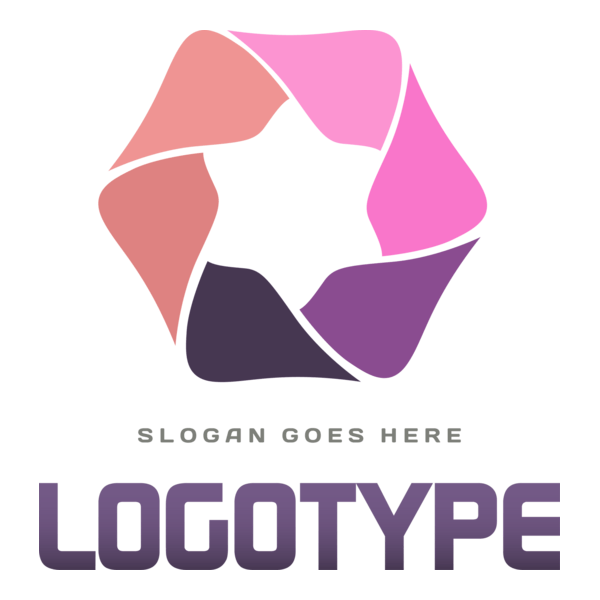 Abstract Star Shape Logo PNG Vector