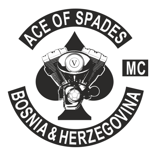 Ace of Spades MC Logo PNG Vector