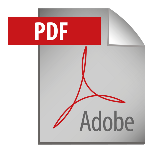 Adobe PDF Icon Logo PNG Vector