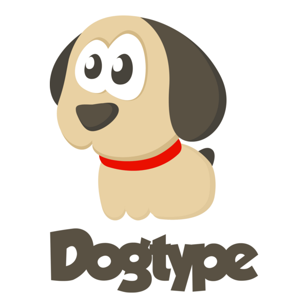 Adorable Comic Dog Logo PNG Vector