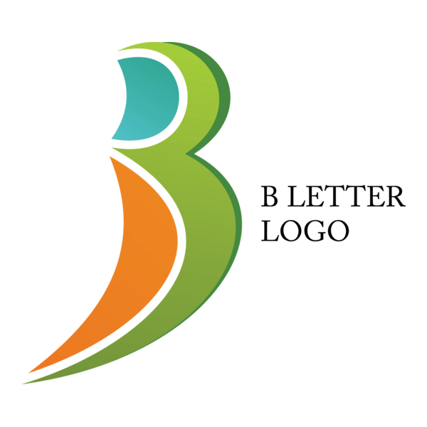 Alphabet B Design Logo PNG Vector