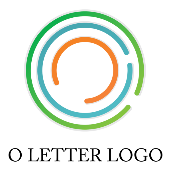 Alphabet O Design Logo PNG Vector
