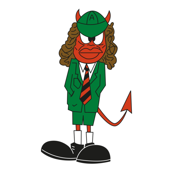 Angus Young Devil Logo PNG Vector