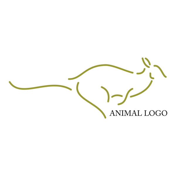 Animal Running Inspiration Logo PNG Vector