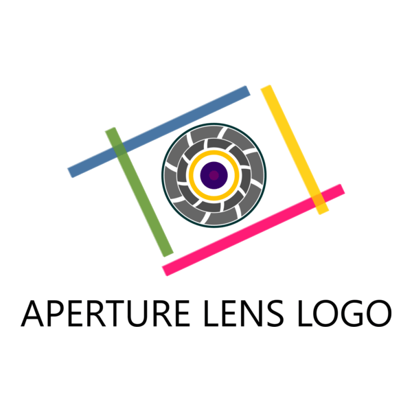 Aperture Camera Lens Logo PNG Vector