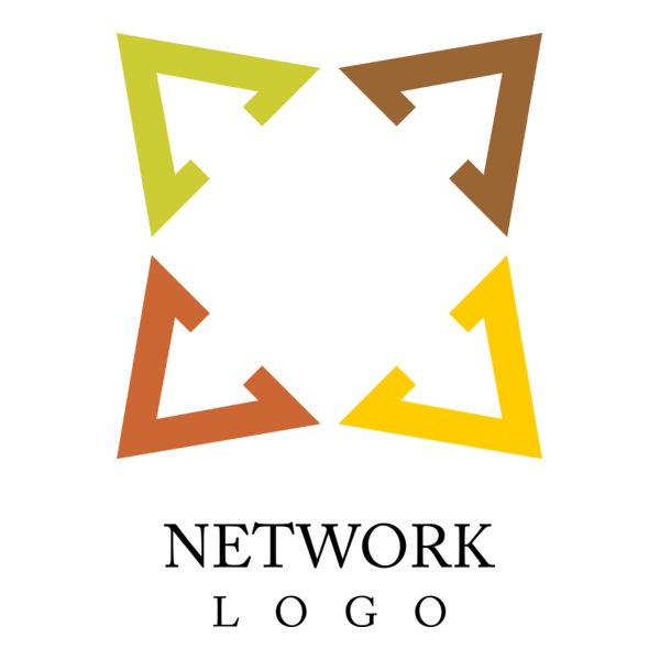 Arrow Network Web Logo PNG Vector