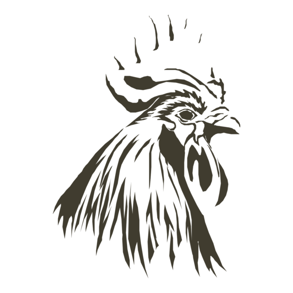 Art Cock Chicken Logo PNG Vector