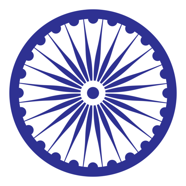 Ashoka Chakra Logo PNG Vector