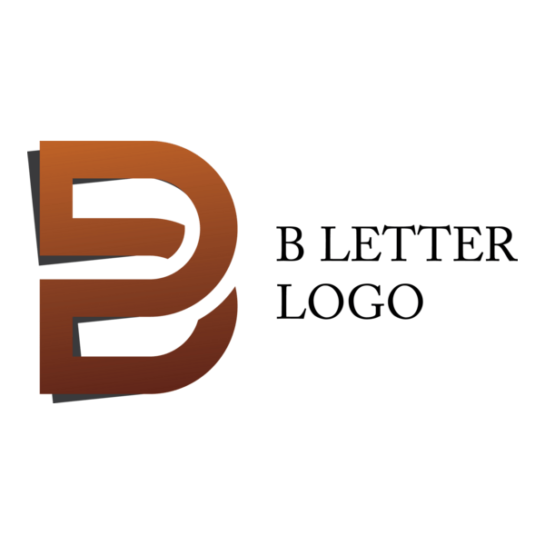 B D Letter Logo PNG Vector