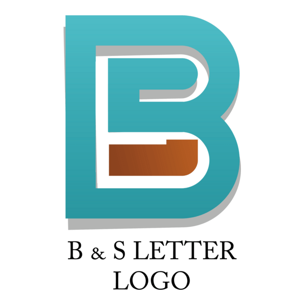 B S Letter Logo PNG Vector