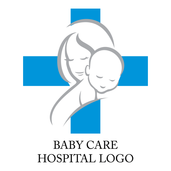 Baby Care Clinic Logo PNG Vector