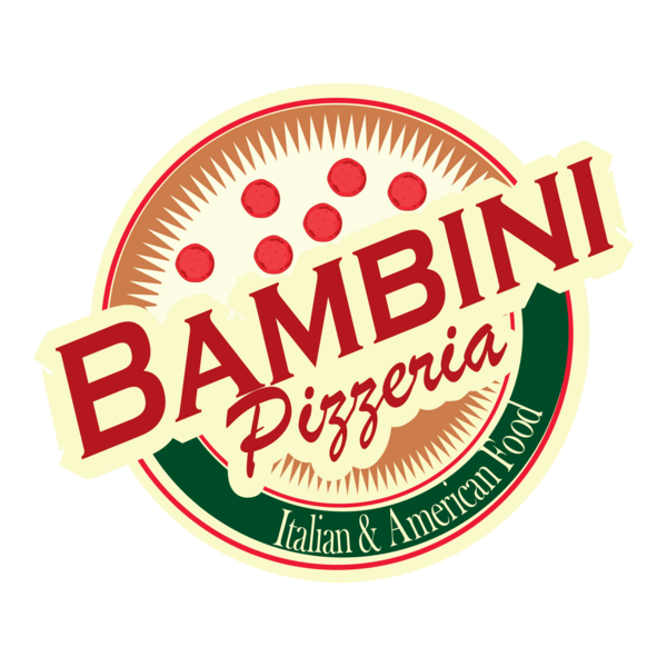 Bambini Pizzeria Logo PNG Vector