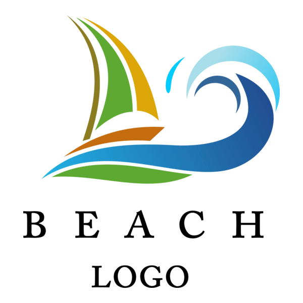 Beach Water Entertainment Logo PNG Vector