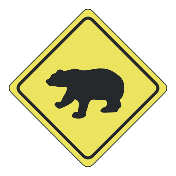 Bears Crossing Logo PNG Vector