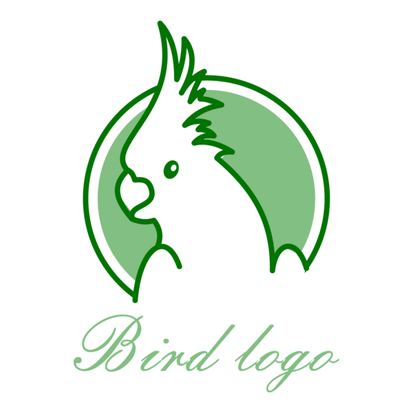 Bird Art Animal Logo PNG Vector