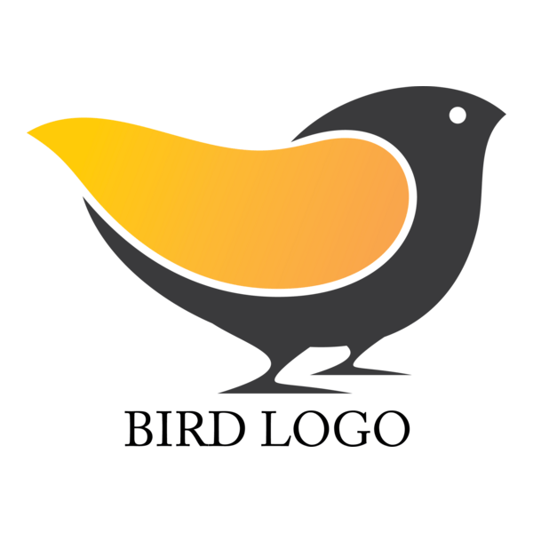 Bird Art Design Logo PNG Vector