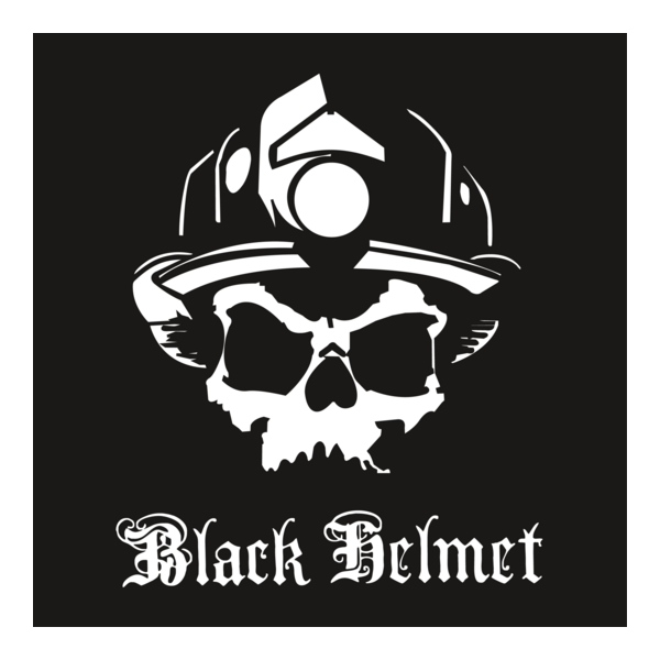 Black Helment Logo PNG Vector