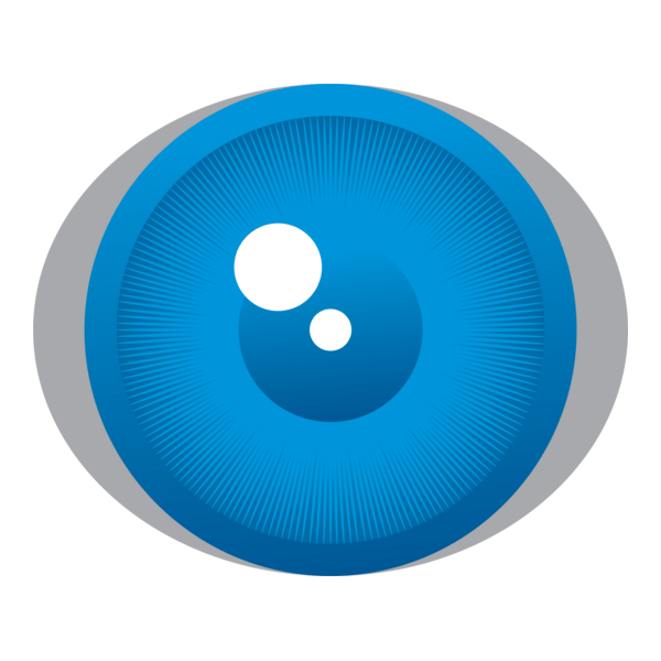 Blue Eye Logo PNG Vector