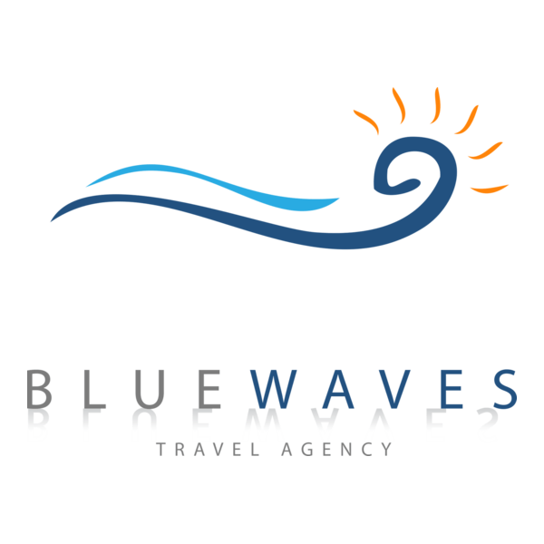Blue Waves Logo PNG Vector