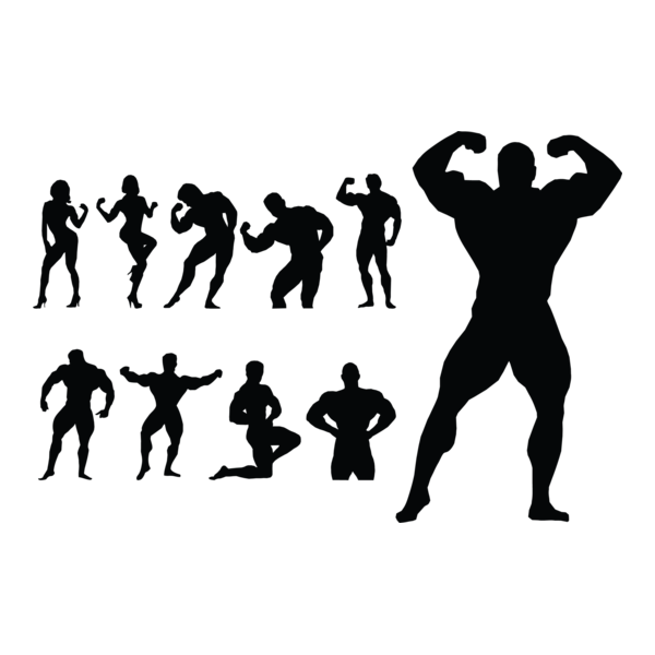 Bodybuilding Logo PNG Vector