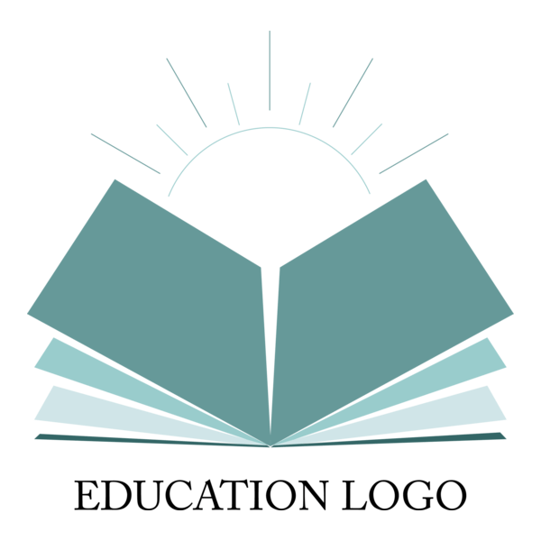 Book Sun Education Logo PNG Vector