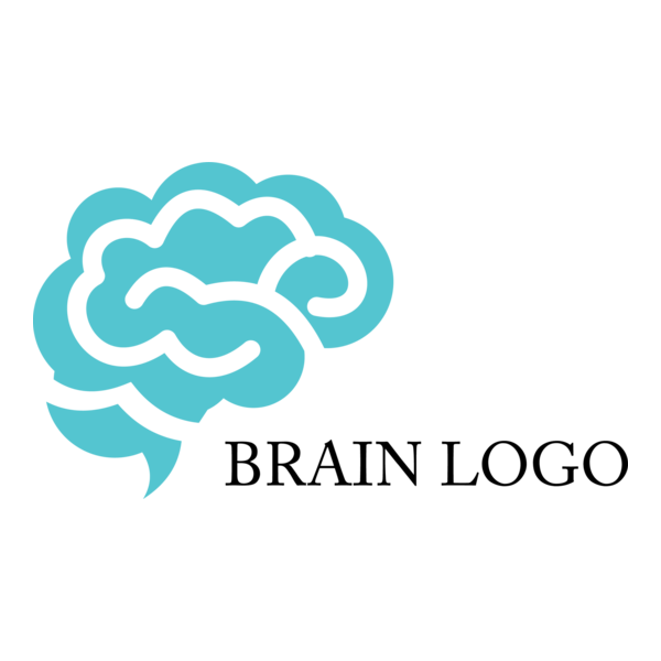 Brain Design Logo PNG Vector