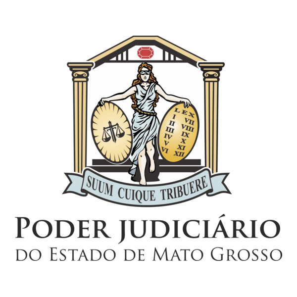 Brasão Poder Judiciário do Estado de Mato Grosso Logo PNG Vector