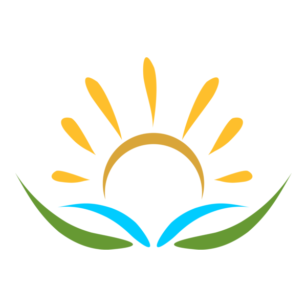 Brush Sun Art Logo PNG Vector