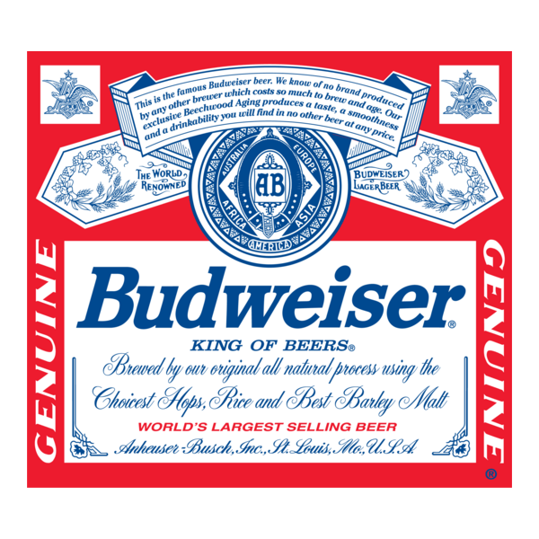 Budweiser Beer Logo PNG Vector