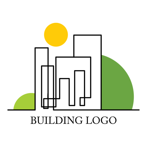 Building Construction Logo PNG Vector