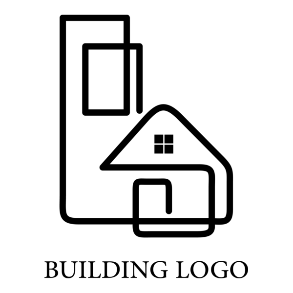 Building Design Logo PNG Vector