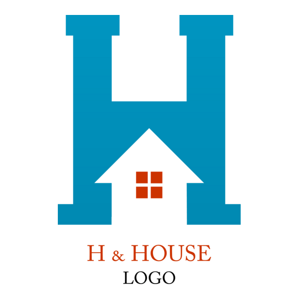 Building H Letter Logo PNG Vector